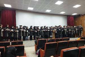 برگزاری آیین دانش آموختگی دانشجویان پرستاری ورودی 98 دانشکده