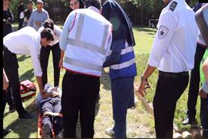 برگزاری مانور اطفای حریق و تخلیه اضطراری در دانشکده 