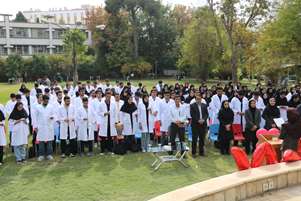 برگزاری مراسم روپوش سفید دانشکده پرستاری و مامایی حضرت فاطمه(س)