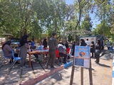 برپایی  ایستگاه سلامت به مناسبت هفته سلامت در دانشکده